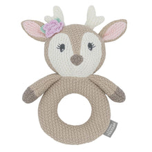 Load image into Gallery viewer, Ava the Fawn Knitted Rattle

