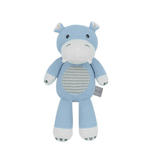 Load image into Gallery viewer, Living Textiles Henry the Hippo Knitted Toy

