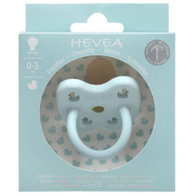 Load image into Gallery viewer, Hevea Pacifier Round 0-3 months - Baby Blue
