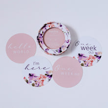 Load image into Gallery viewer, Snuggle Hunny Kids Reversible Milestone Cards - Blushing Beauty &amp; Musk Pink
