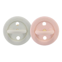 Load image into Gallery viewer, Bumi Bébé Pacifier 2-pack Round 0-3 months - Rose &amp; Sage
