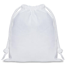 Load image into Gallery viewer, Drawstring Keepsake Bag - White Cotton
