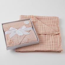 Load image into Gallery viewer, Peach Whip Double Muslin Cotton Blanket
