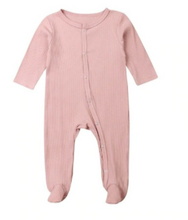 Load image into Gallery viewer, C&amp;T Basic Essentials Snap Ribbed Onesie
